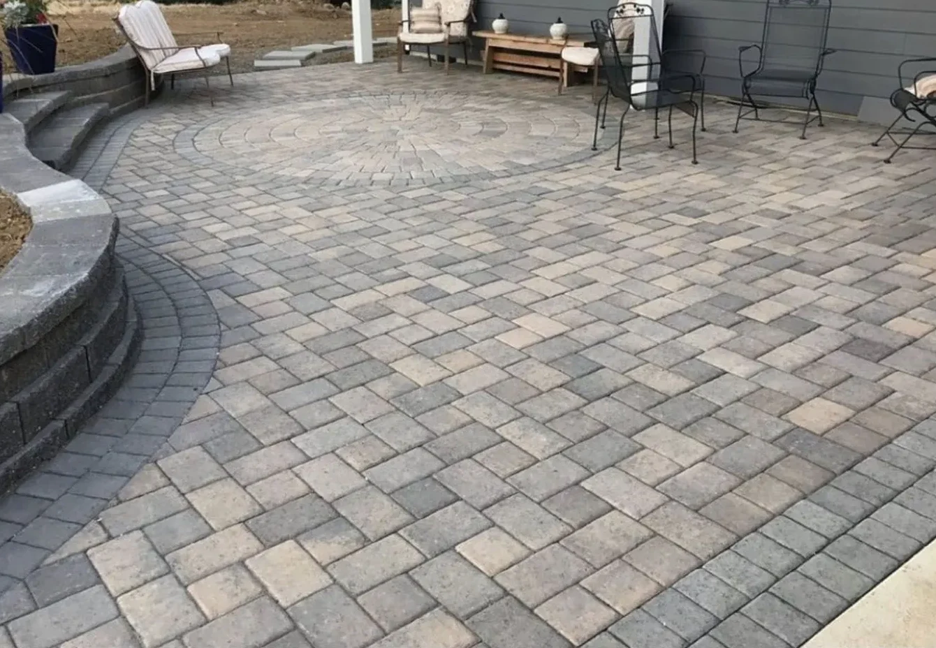 Gold Mason masonry and hardscape project in South Hackensack Township, New Jersey